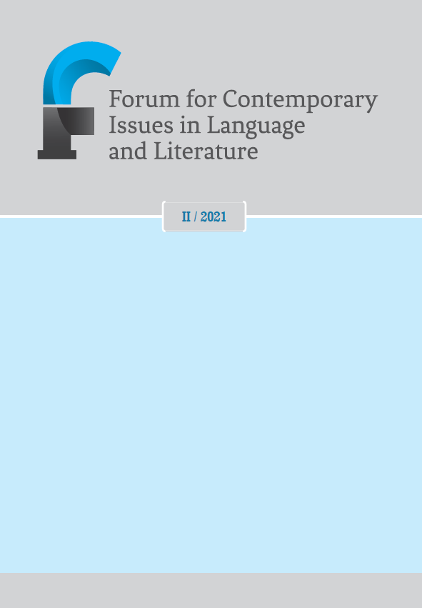 Okładka czasopisma Forum for Contemporary Issues in Language and Literature 2021