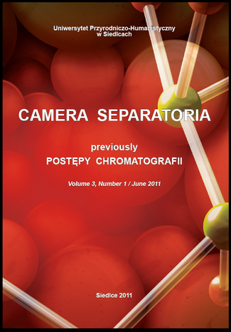 Okładka czasopisma Camera Separatoria